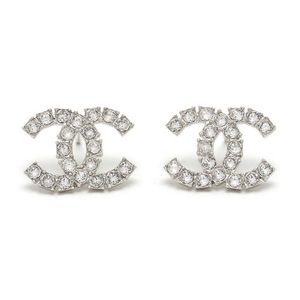 🎃👻 Halloween SALE👻🎃 Chanel Classic CC Crystals Earrings